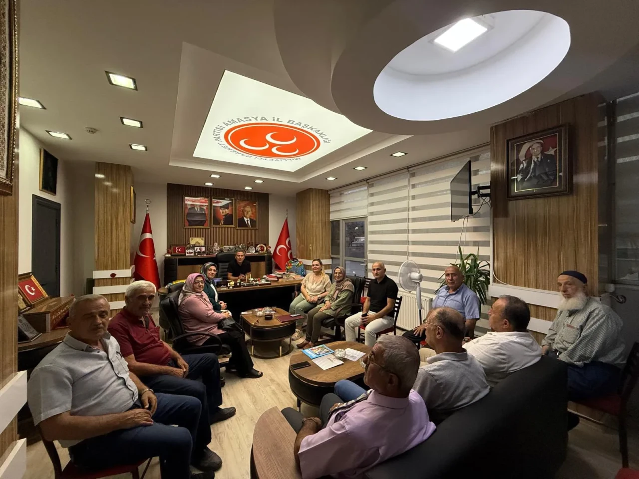 MHP Amasya İl Başkanlığı’nda Aylık Olağan Yönetim Kurulu Toplantısı Gerçekleştirildi