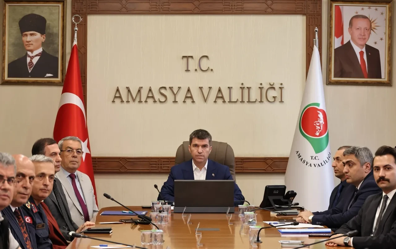 Amasya’da Orman Yangınlarıyla Mücadele Toplantısı Gerçekleştirildi