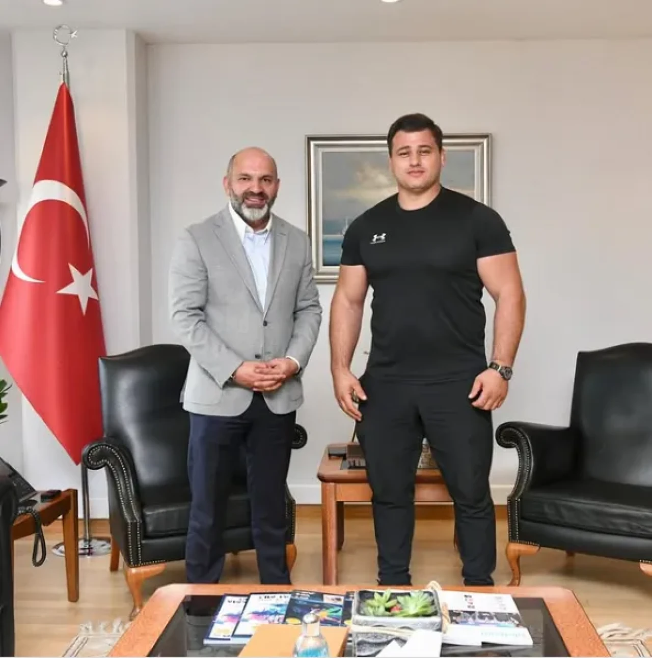 Kayaalp’ten Davulcu’ya Hayırlı Olsun Ziyareti
