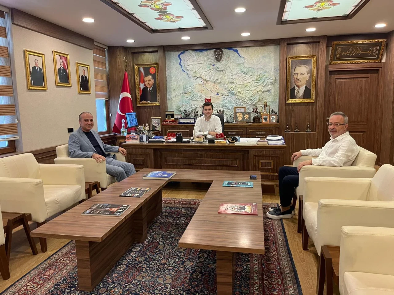 Kırlangıç ve Coşkun’dan Erbaa Belediye Başkanı Karagöl’e Ziyaret
