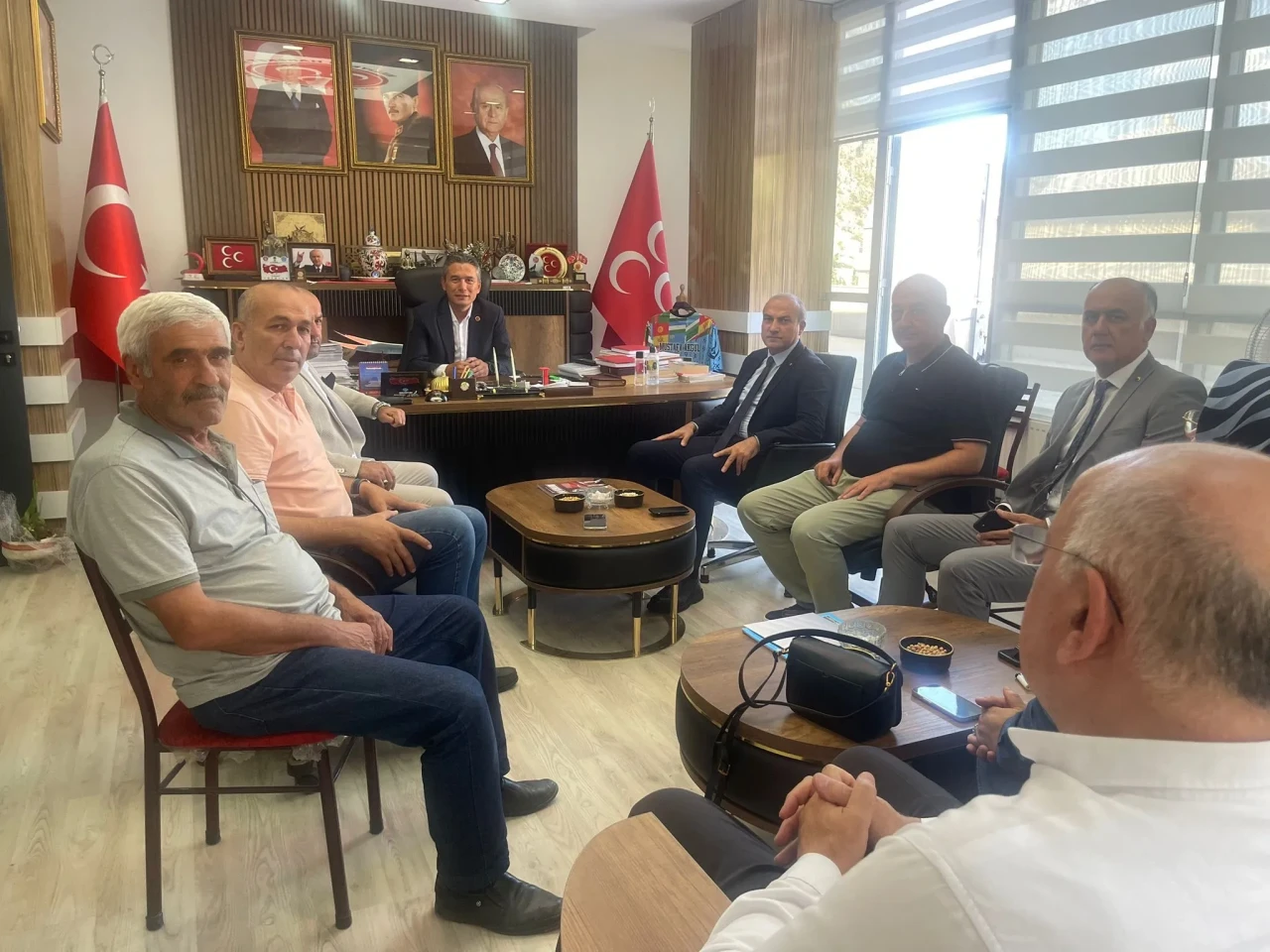ATSO Heyetinden MHP Amasya İl Başkanlığı’na Ziyaret