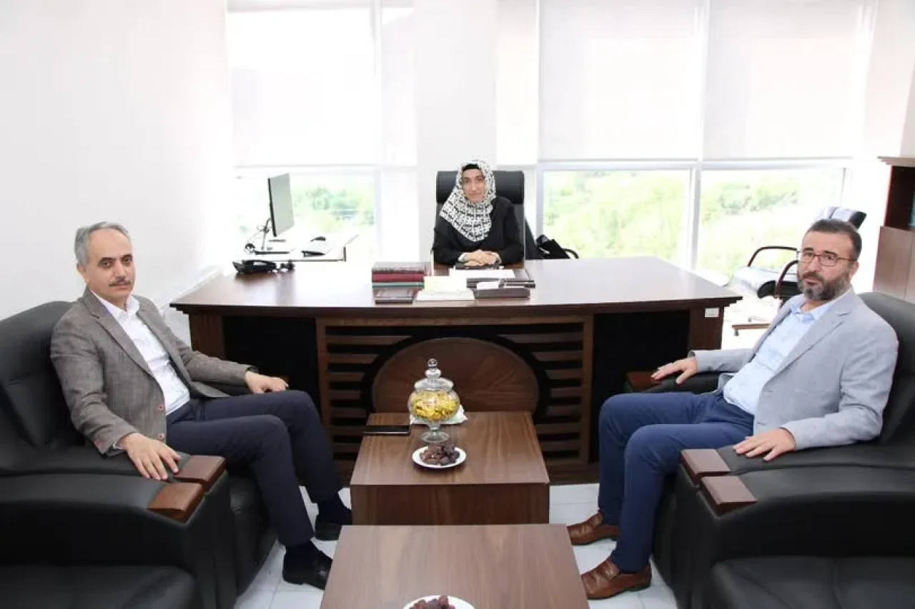 Amasya İl Müftüsü Bayram’dan Müftü Yardımcısı Güngör’e Hayırlı Olsun Ziyareti