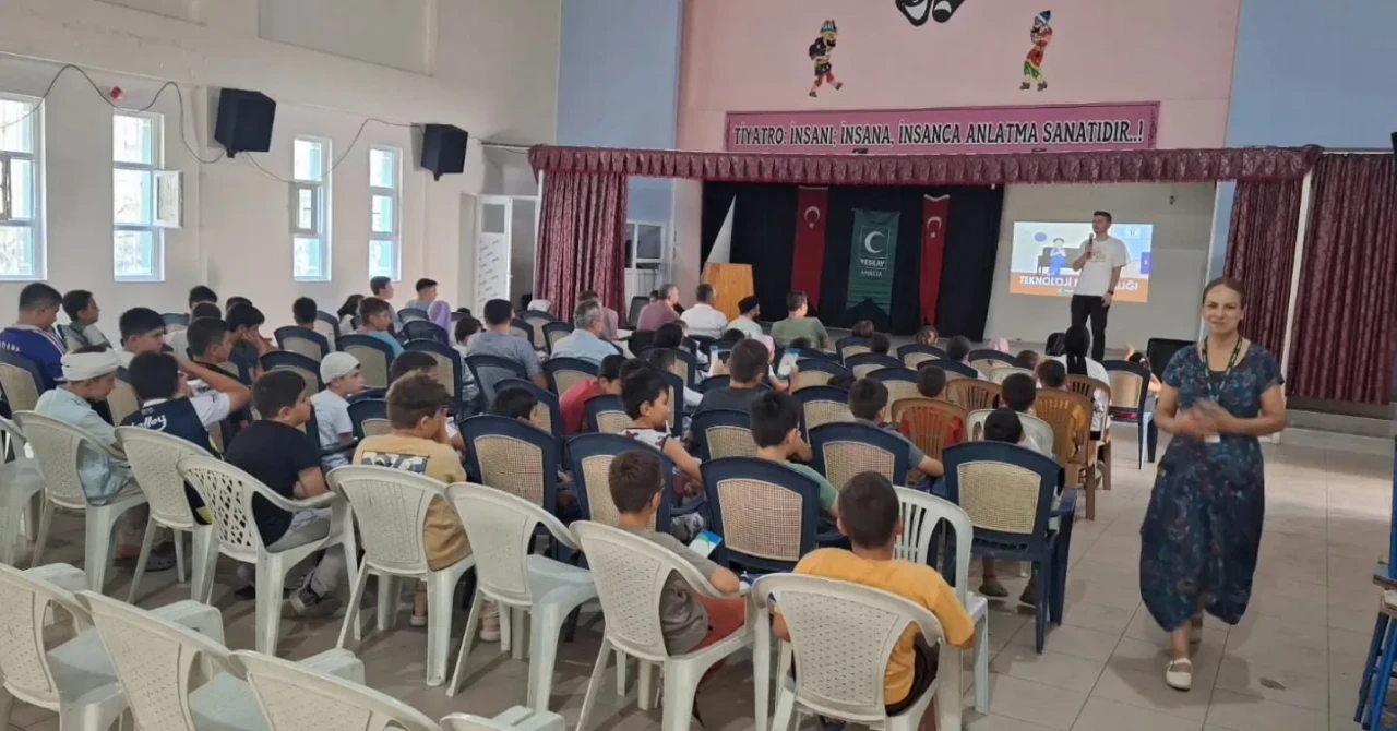 Yeşilay Amasya’dan Yaz Kur’an Kursu Öğrencilerine Farkındalık Eğitimi