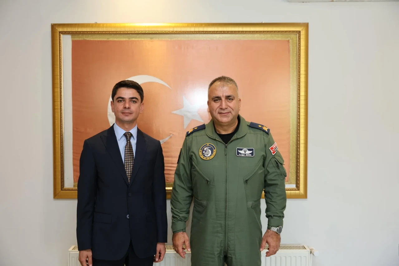 Tuğgeneral Halil Uğur Serin’den Taşova Kaymakamı Salih Kartal’a Nezaket Ziyareti
