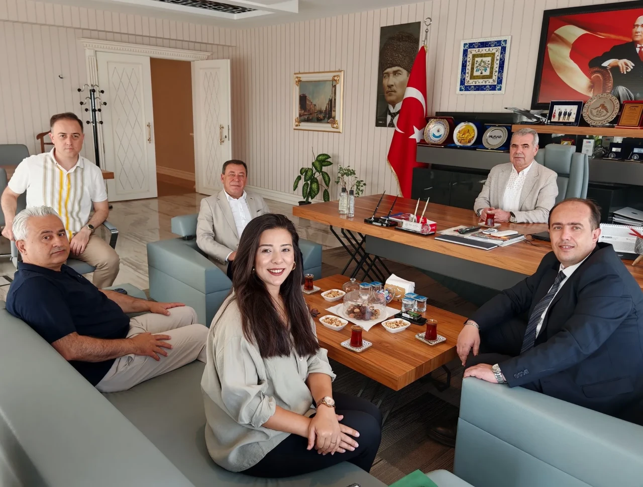 Şekerbank Merzifon Şube Müdürü Samet Ertekin’den TSO’ya Ziyaret