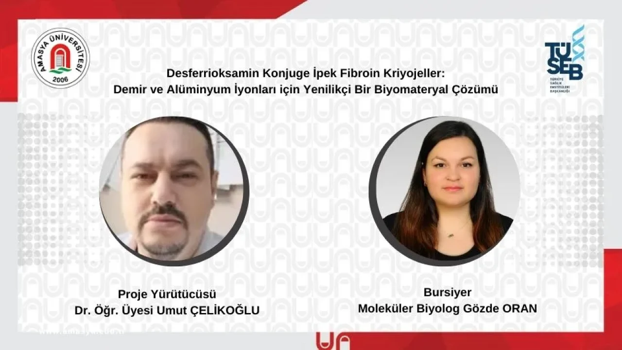 TÜSEB’ten Amasya Üniversitesi’ne Yenilikçi Biyomateryal Projesine Destek