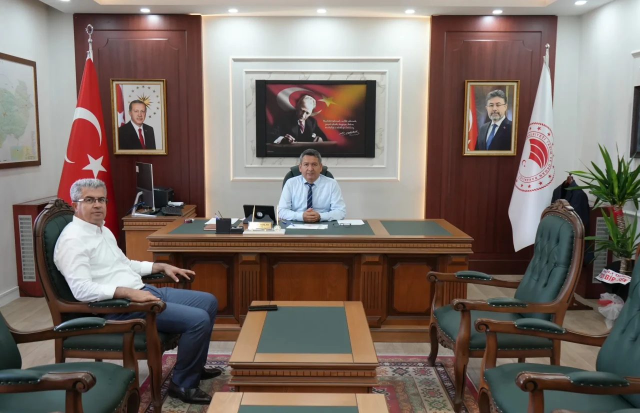 İl Tarım ve Orman Müdürü Ahmet Arslan’a Kurumlardan Hayırlı Olsun Ziyaretleri