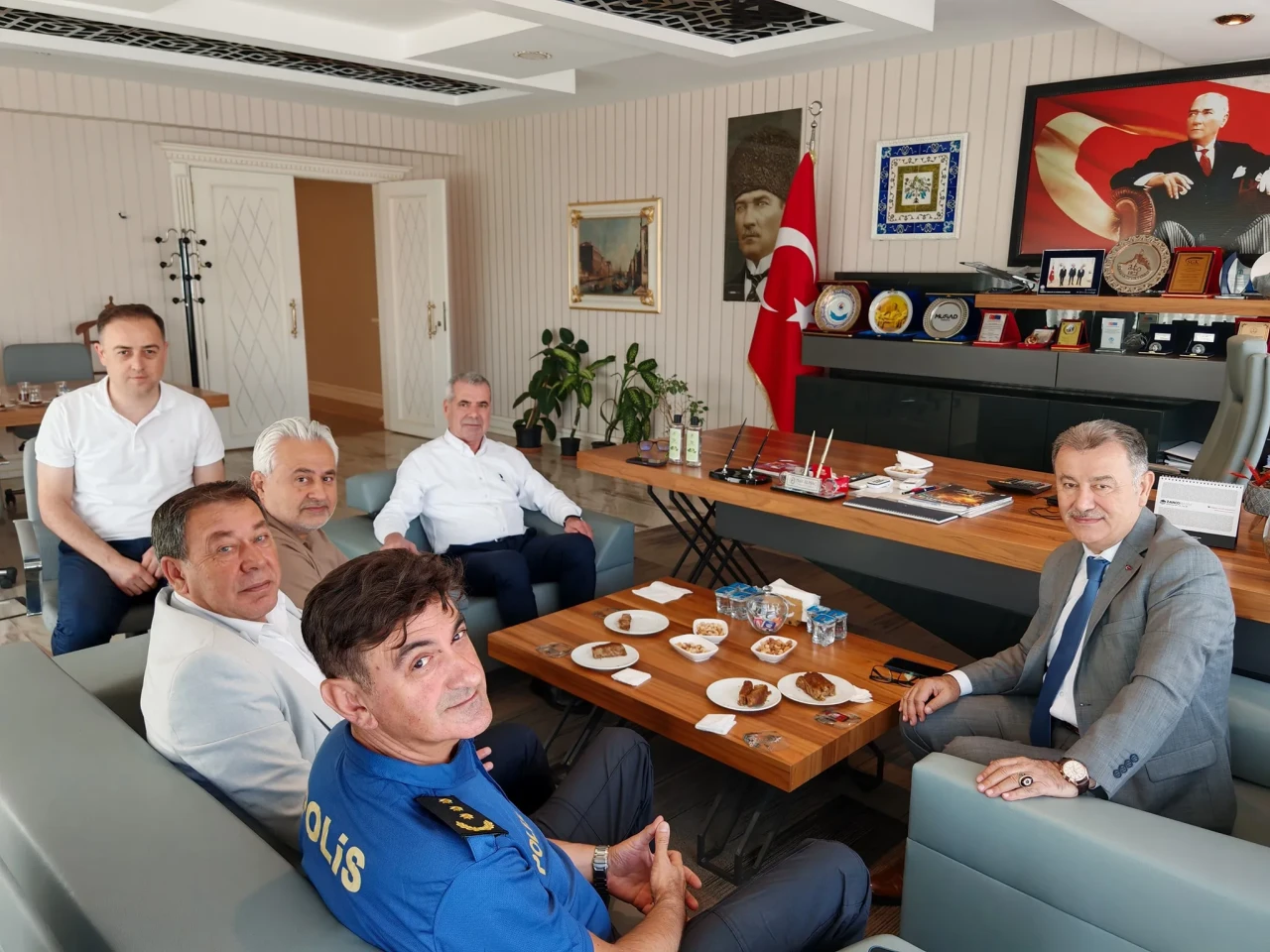 POMEM Müdürü Süleyman Gül’den Merzifon TSO’ya Veda Ziyareti