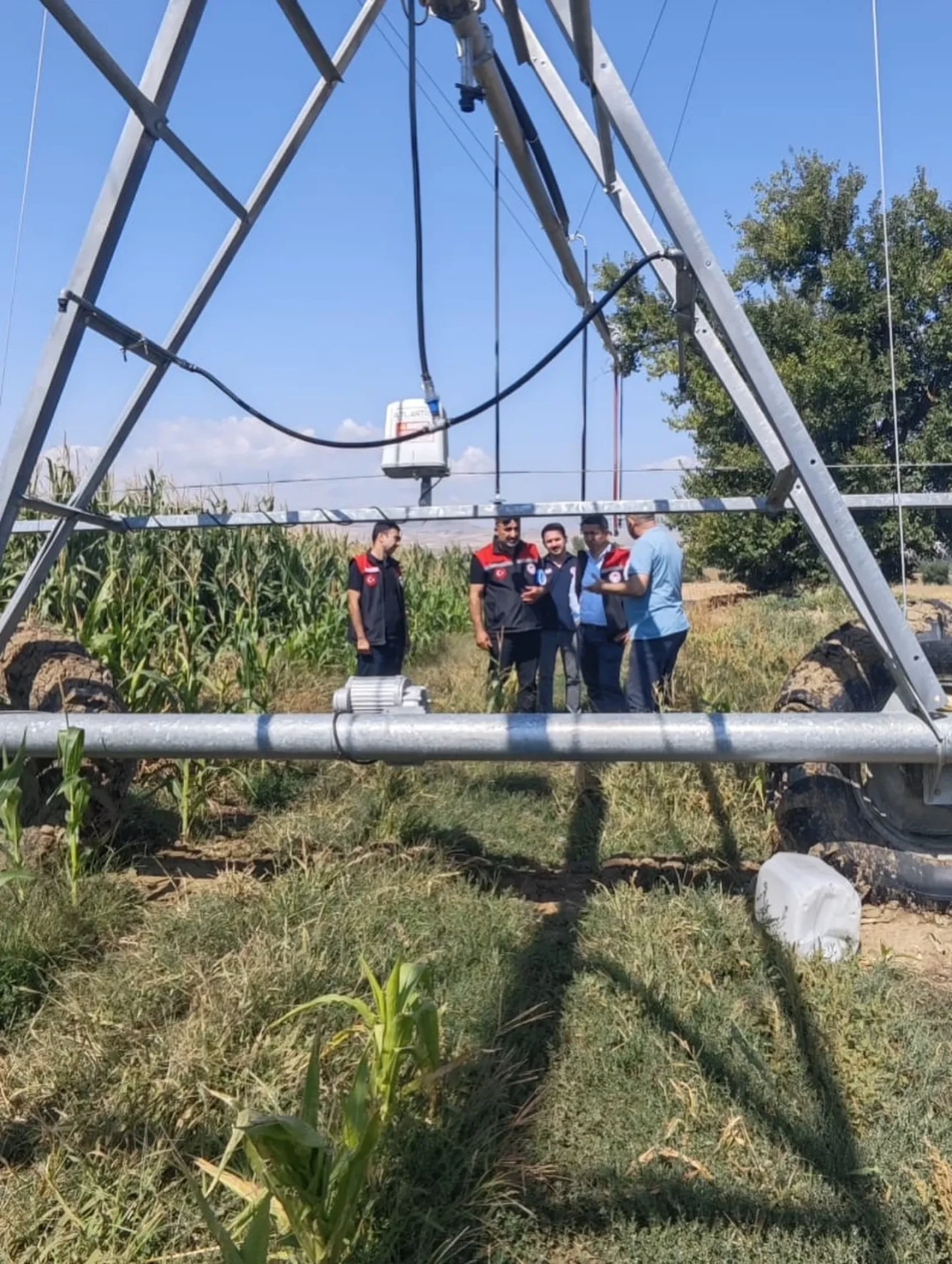 Amasya’da Center Pivot Sulama Projesi Hayata Geçti
