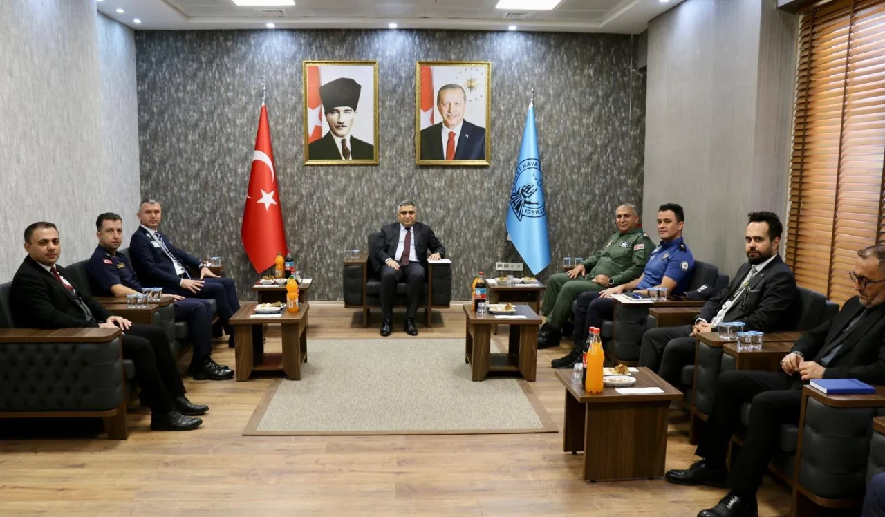 Merzifon Havalimanı’nda Güvenlik Toplantısı