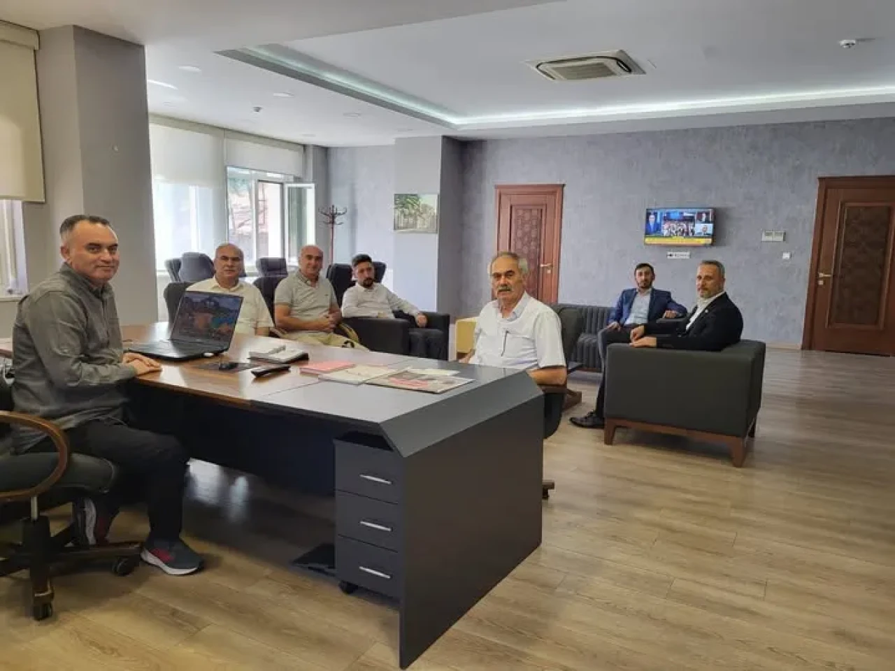 Diyanet-Sen Merzifon İlçe Yönetiminden Fatih Sütcü’ye Ziyaret