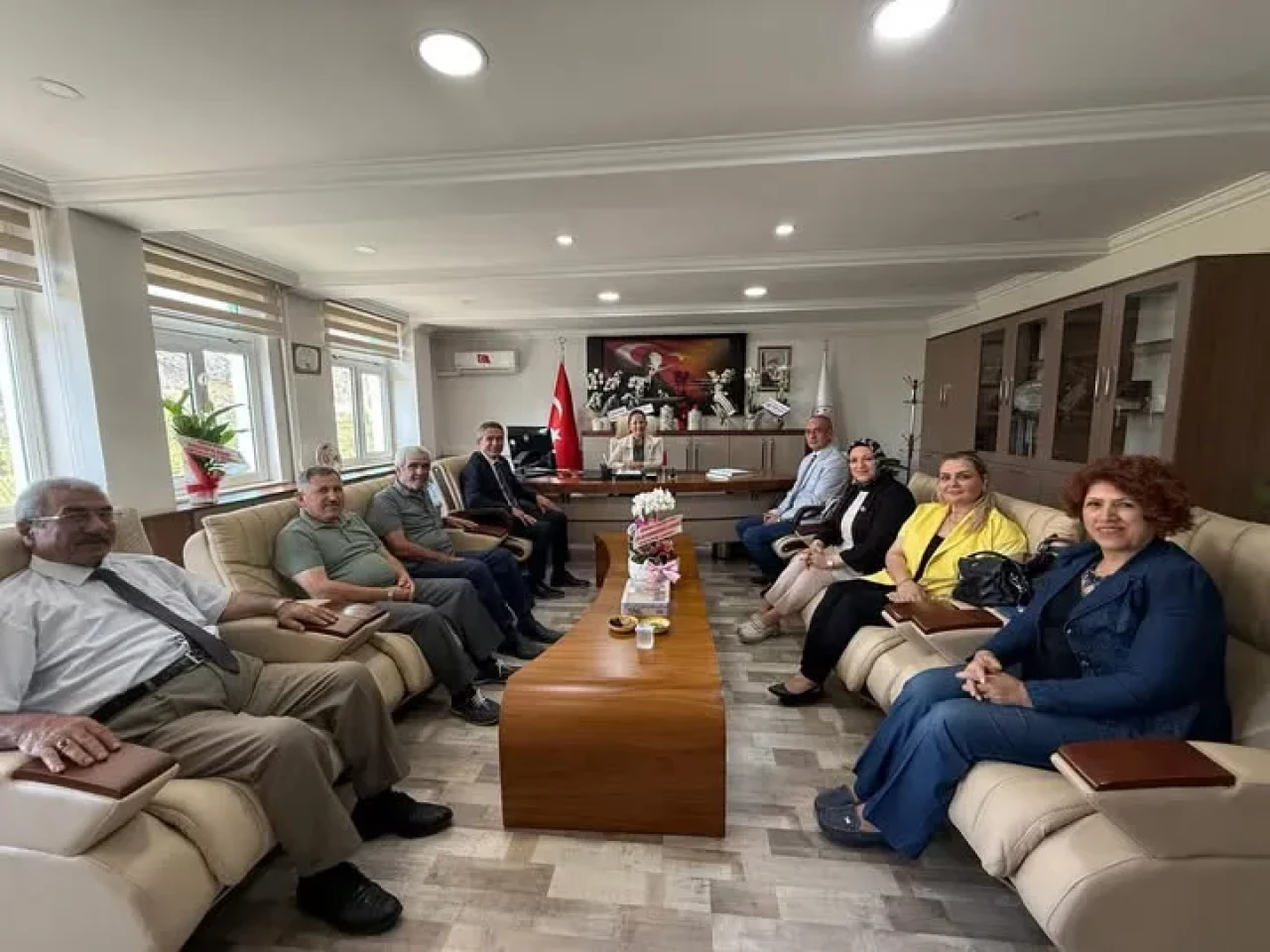 MHP Amasya’dan Derya Bulut’a Hayırlı Olsun Ziyareti
