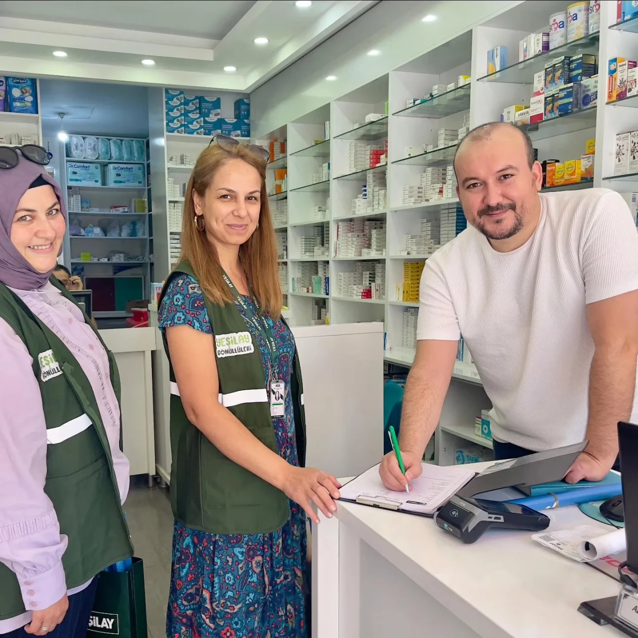 Yeşilay’dan Amasya’da Eczane Ziyaretleri