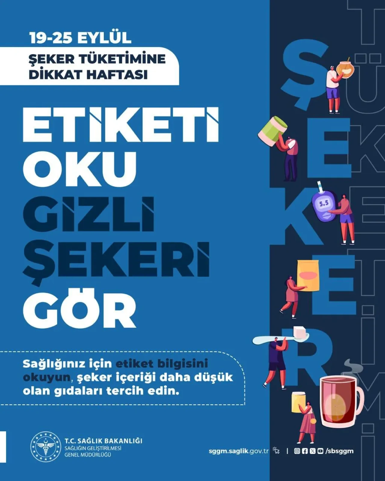 Amasya’da Şeker Tüketimine Karşı Sağlık Uyarısı