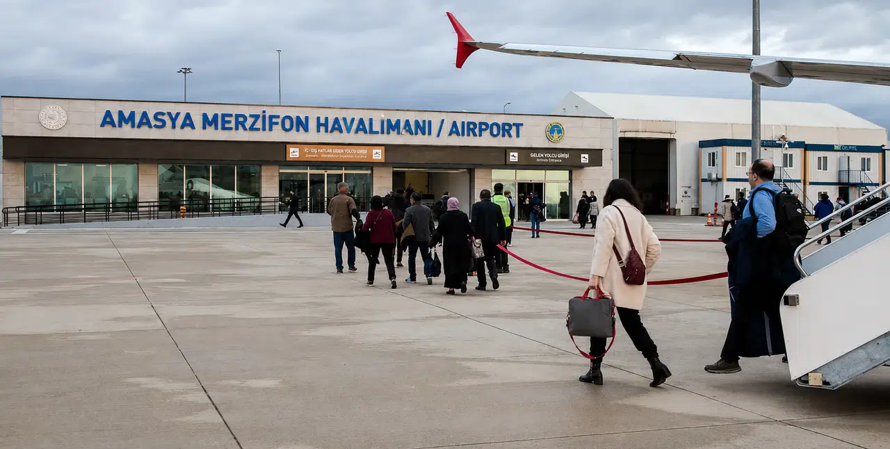 Amasya Merzifon Havalimanın'da Hava Trafiği Yükselişte! İşte Son Rakamlar