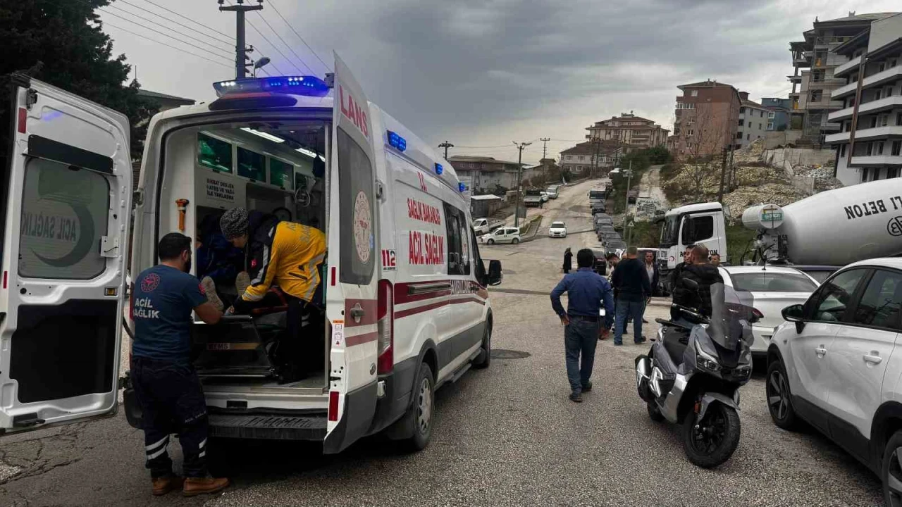 Motosiklet kazasında 1 kişi yaralandı