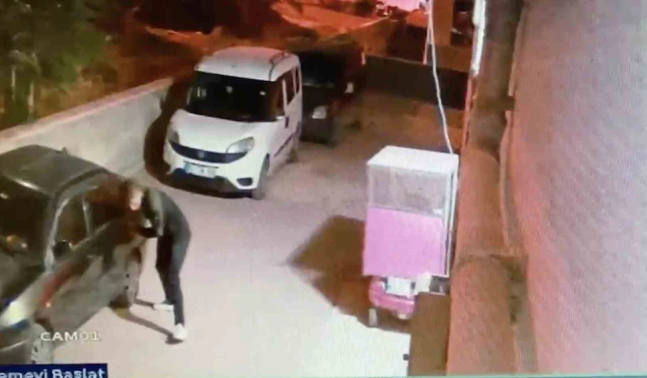 Park halindeki araçların lastiklerini patlatan şahıs yakalandı