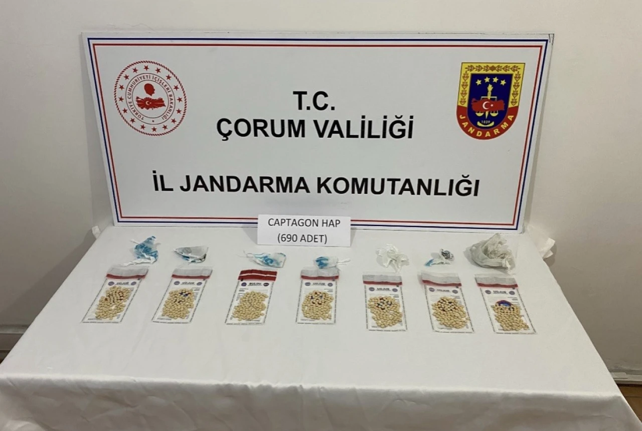 Çorum jandarmasından zehir tacirlerine geçit yok: 7 tutuklama