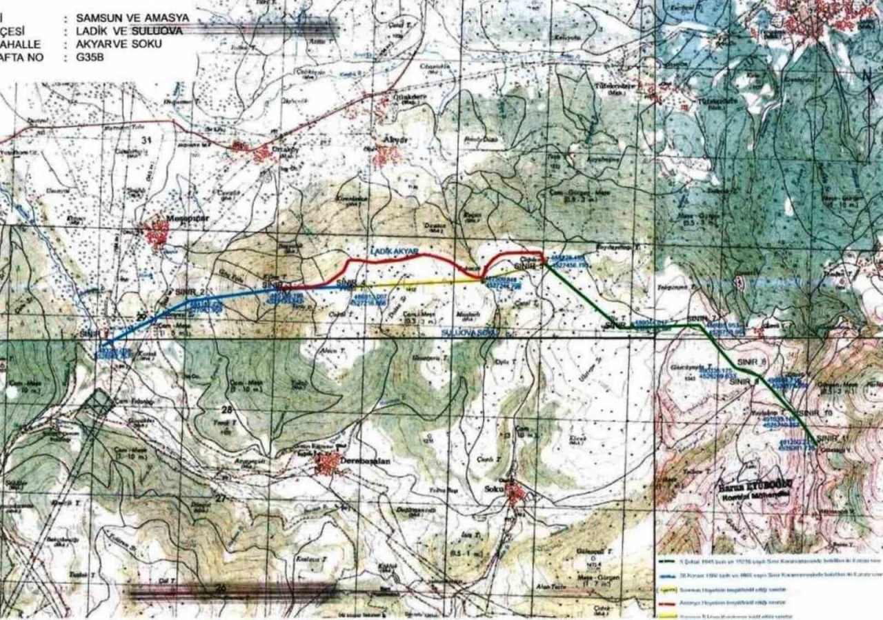 Samsun-Amasya sınırındaki ’toprak’ krizi: "Topraklarımızdan asla vazgeçmeyiz"