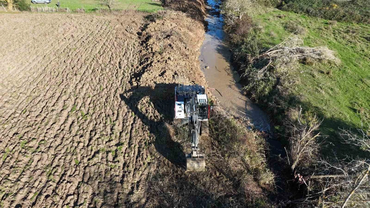 Dere taşkınlarına müdahale