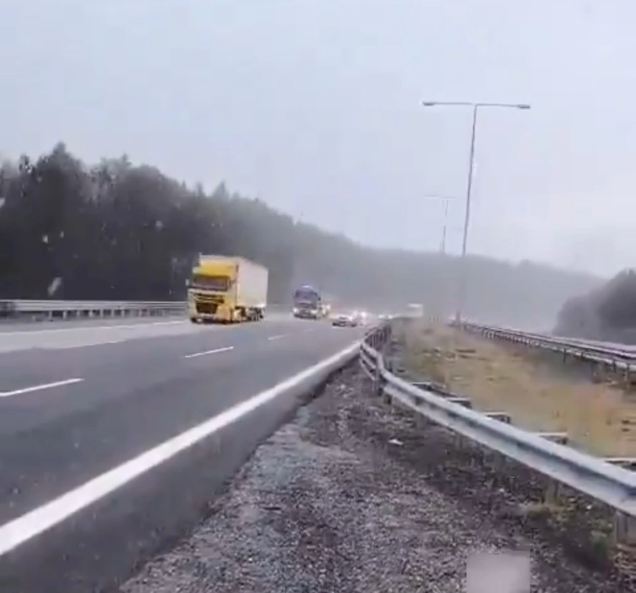 Kar Yağışı Başladı