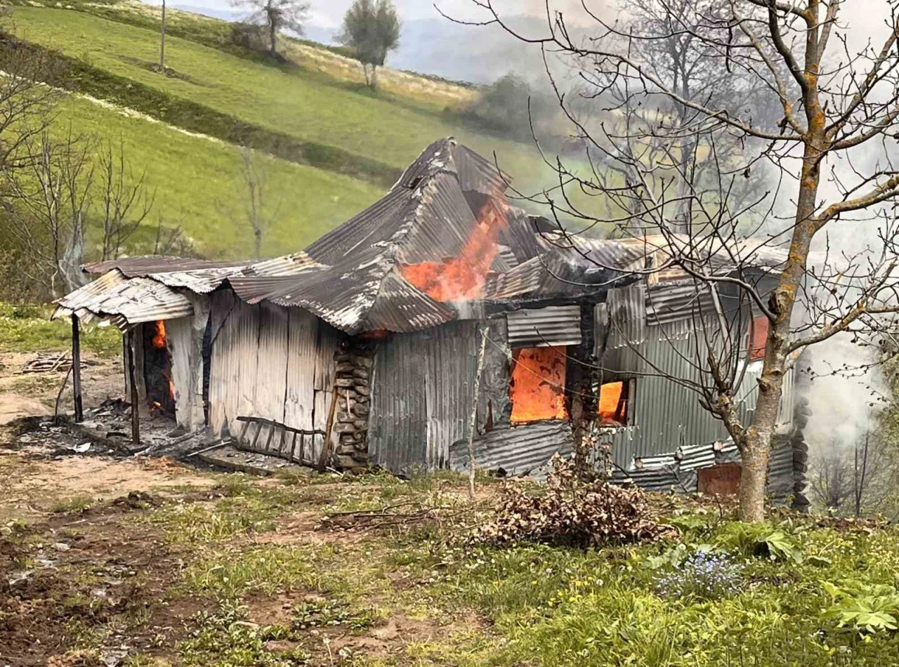 Korkunç Yangın: Yaşlı Adamın Evi Küller İçinde Kaldı