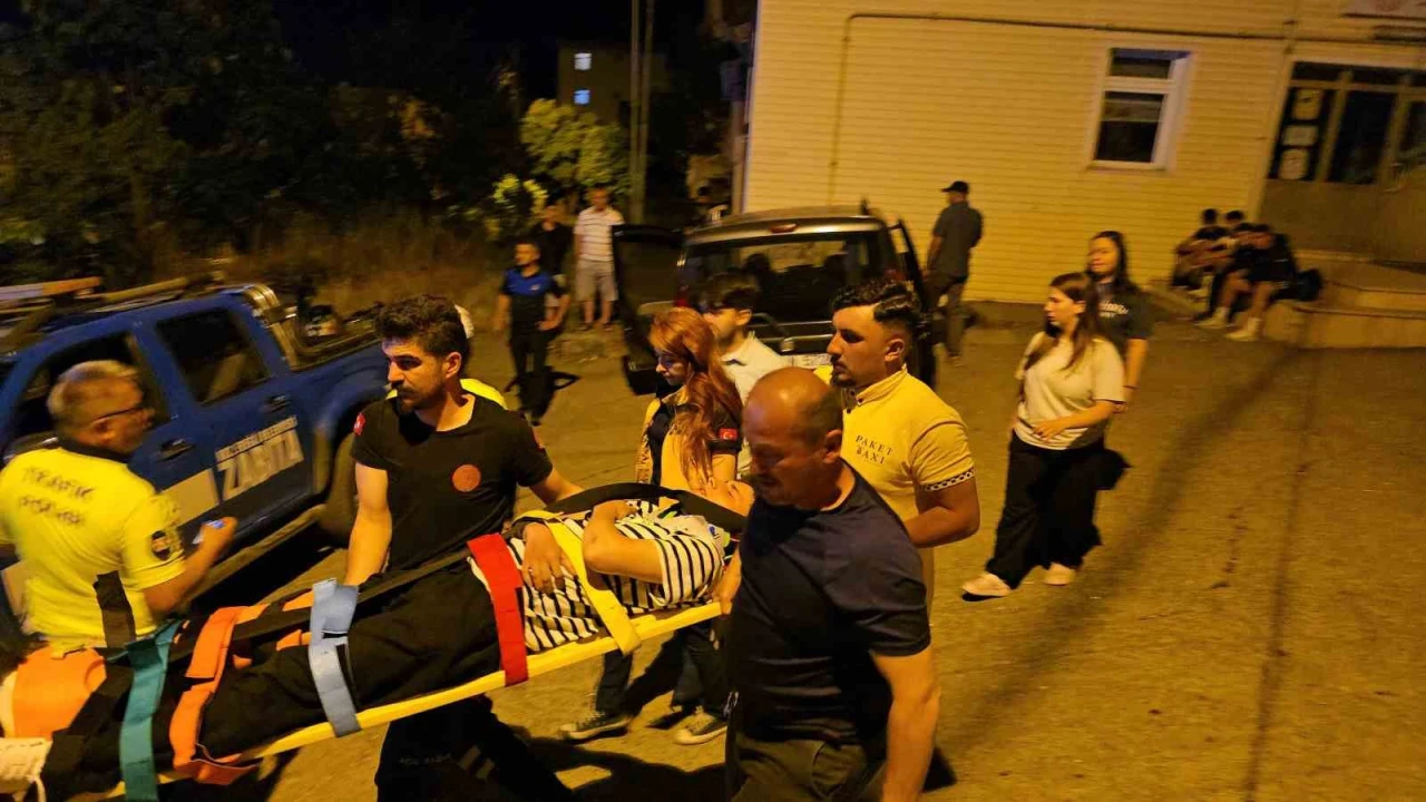 Kontrolden çıkan motosiklet devrildi: 1 yaralı