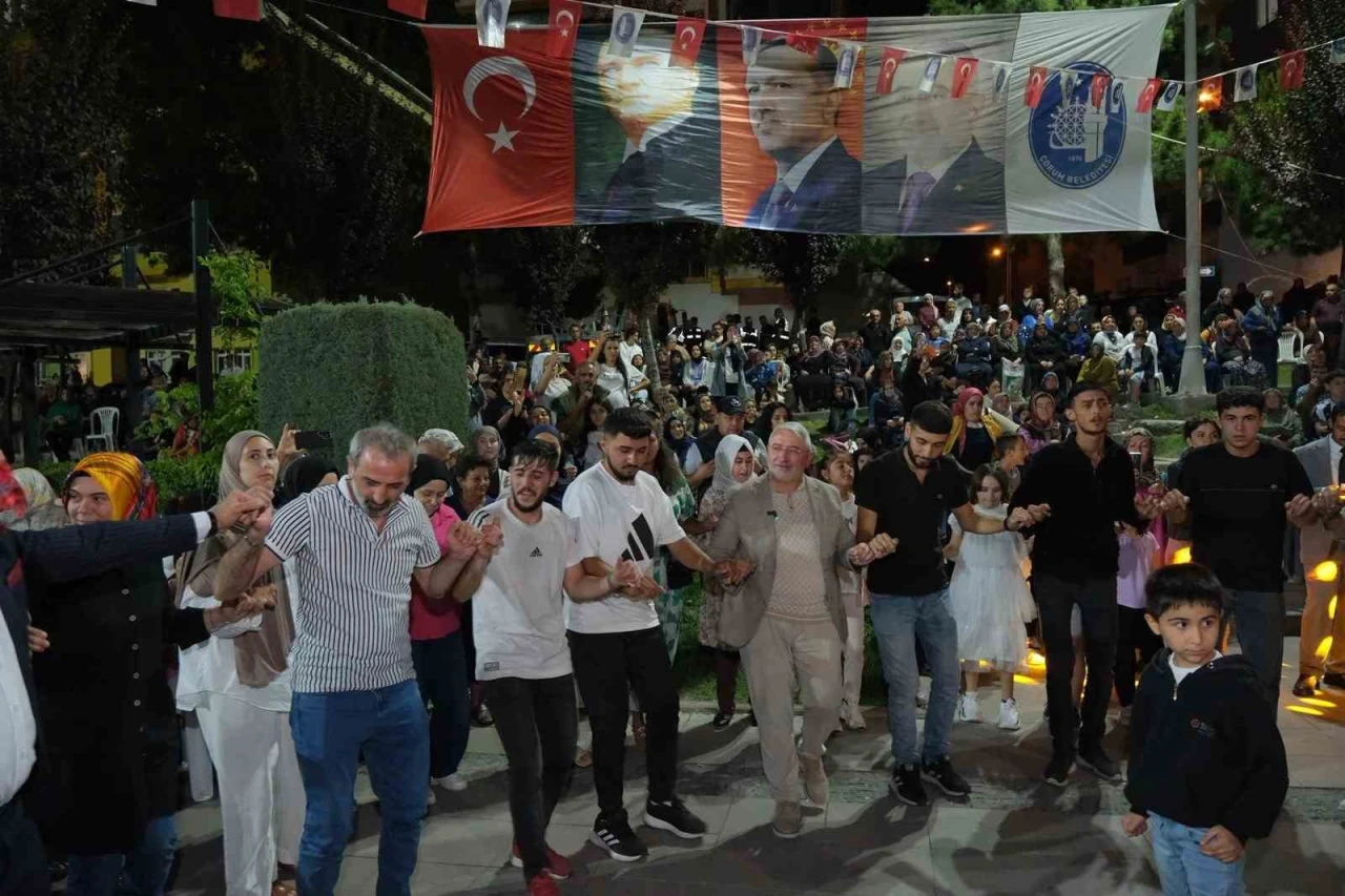 Çorum’da mahalle konserleri başladı