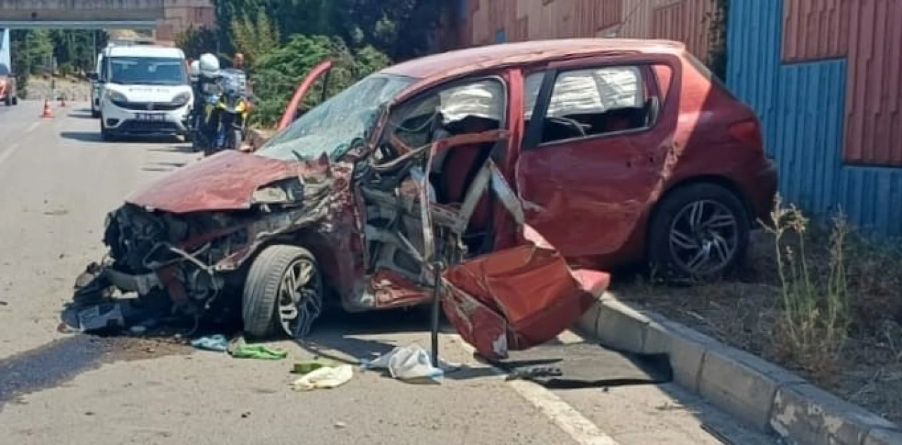 Trafik kazası: 1 yaralı