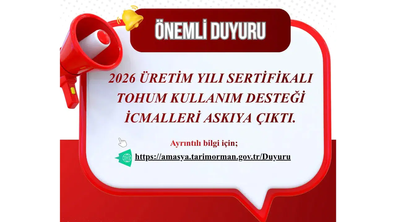 Amasya’da Tohum Desteği Listeleri Askıda!