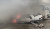 Tofaş-Fiat Modeli Araç Alevler İçinde Kaldı!