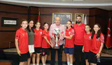 Şampiyon Takımdan Rektör Turabi'ye Ziyaret