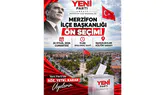 Yeni Parti Merzifon’da Sandığa Gidiyor!