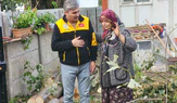 Ağacın Devrildiği Evde Ekipler Seferber Oldu