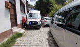 Ambulansa Park Engeli! Sağlık Ekipleri Hastaya Yürüyerek Ulaştı