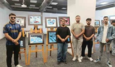 Çorum’da öğrencilerin eserleri sanatseverlerle buluştu