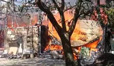 Köylüler Hortumlarla Alevlere Müdahale Etti