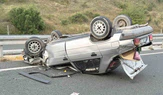 Feci Kaza! Takla Atan Otomobilin Sürücüsü Ağır Yaralandı