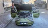 Park Halindeki Otomobilde Yangın Paniği