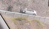 Otomobil Bariyer ve Duvara Çarptı: 1 Yaralı