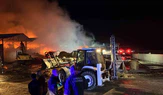 Saman Deposu Alevlere Teslim Oldu!