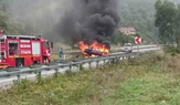 Otomobil Takla Attı, Alevlere Teslim Oldu!