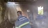 Tandır evinde çıkan yangın söndürüldü