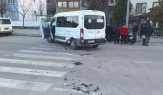 Çorum’da minibüs ile motosiklet çarpıştı: 1 yaralı