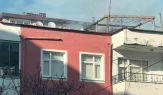 3 katlı binada korkutan baca yangını