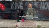 Şehidin resmini grafiti yapan gence Başkan Doğan’dan hediye