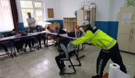 Merzifon Alıcık Köyü’nde Öğrencilere Trafik Eğitimi