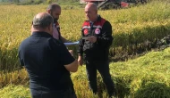 Taşova’da Çeltik Hasadı Başladı