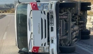 Merzifon-Suluova Karayolunda Maddi Hasarlı Trafik Kazası