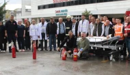 Hastanede Yangın Tatbikatı